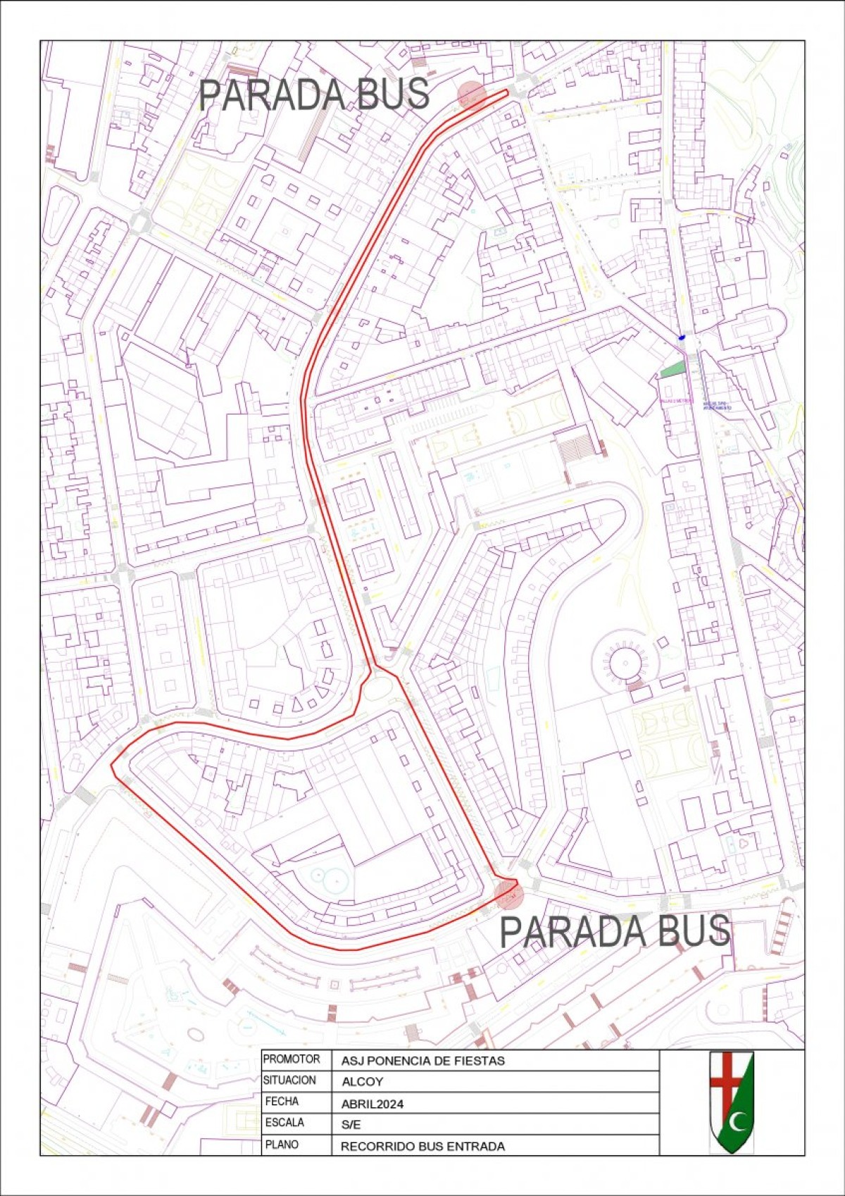 AVISO ACCESO PARTIDOR EL DÍA DE LAS ENTRADAS 2024